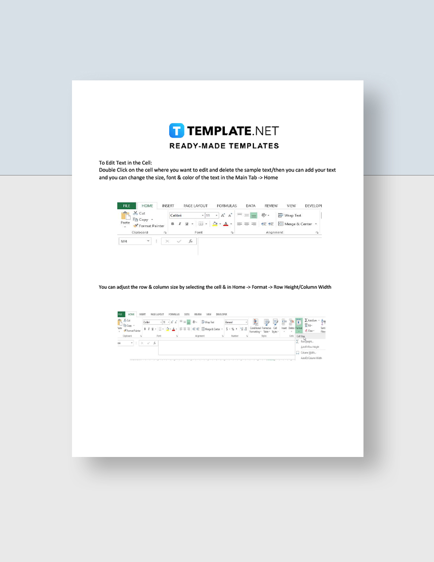 University Course Sign Up Sheet Template