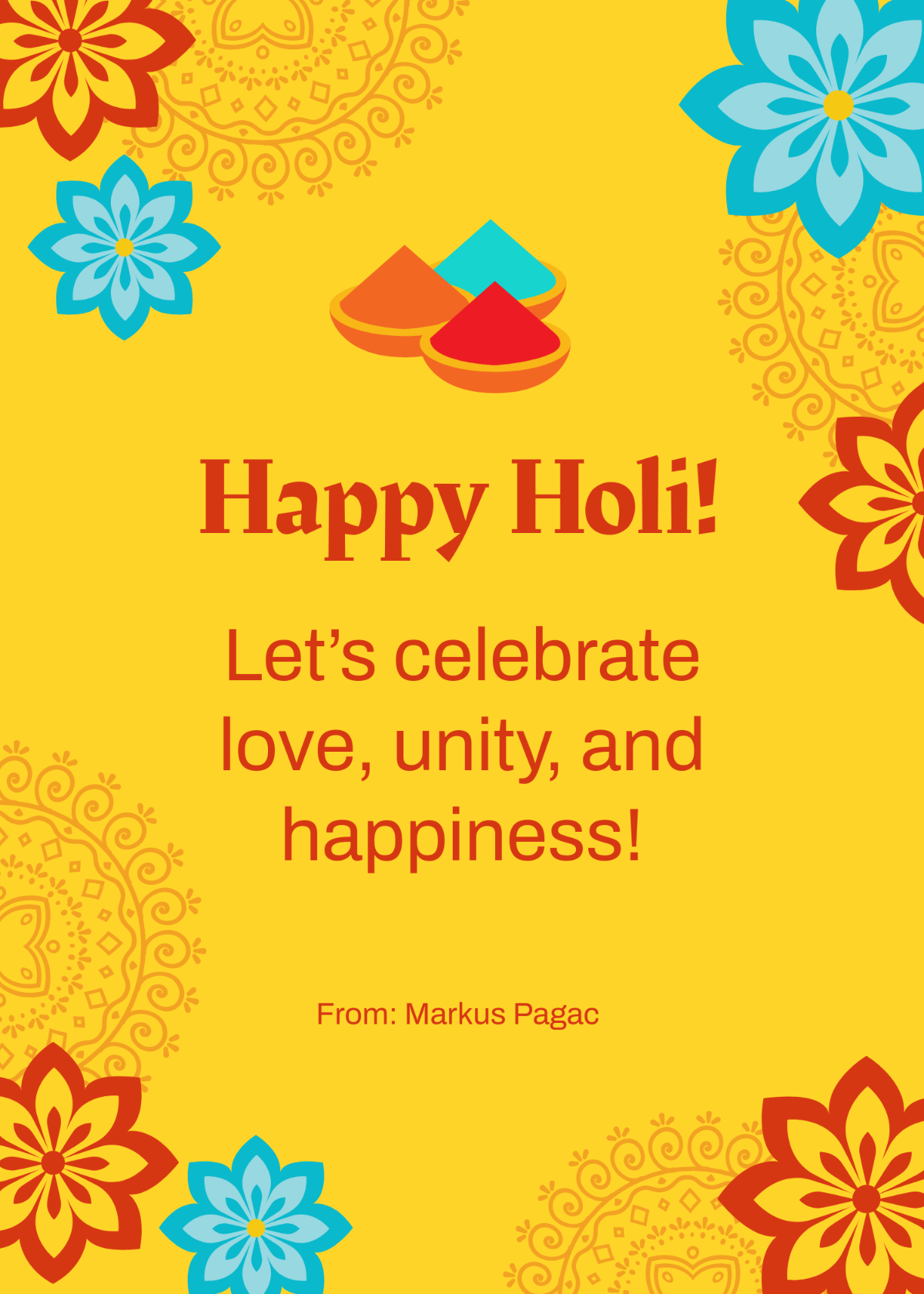 happy holi online greetings