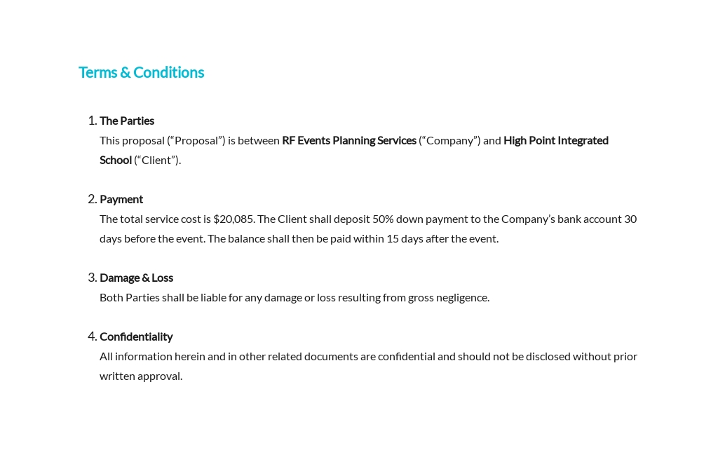 Event proposal outline image