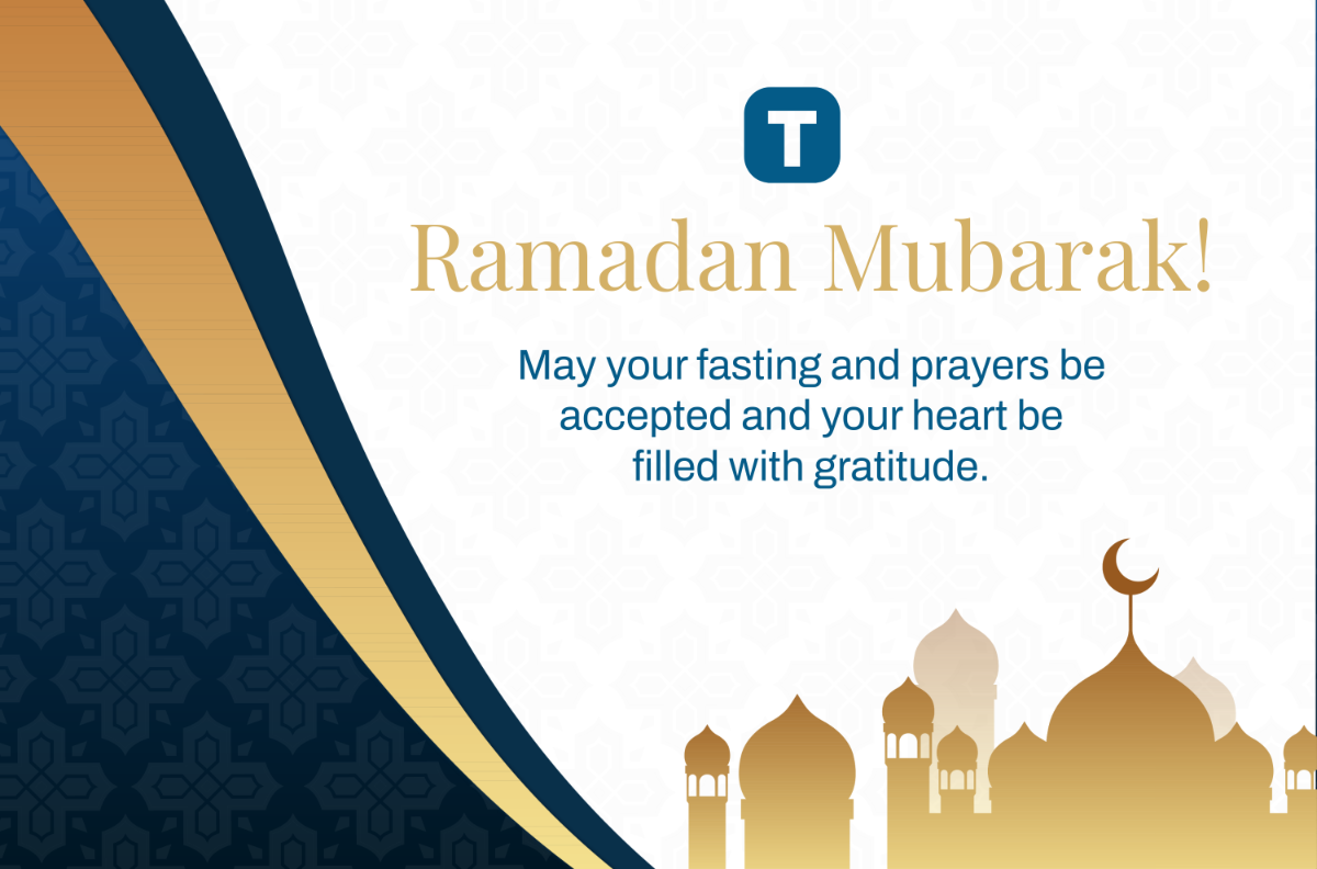 Free Blue Gold White Elegant Ramadan Banner Template