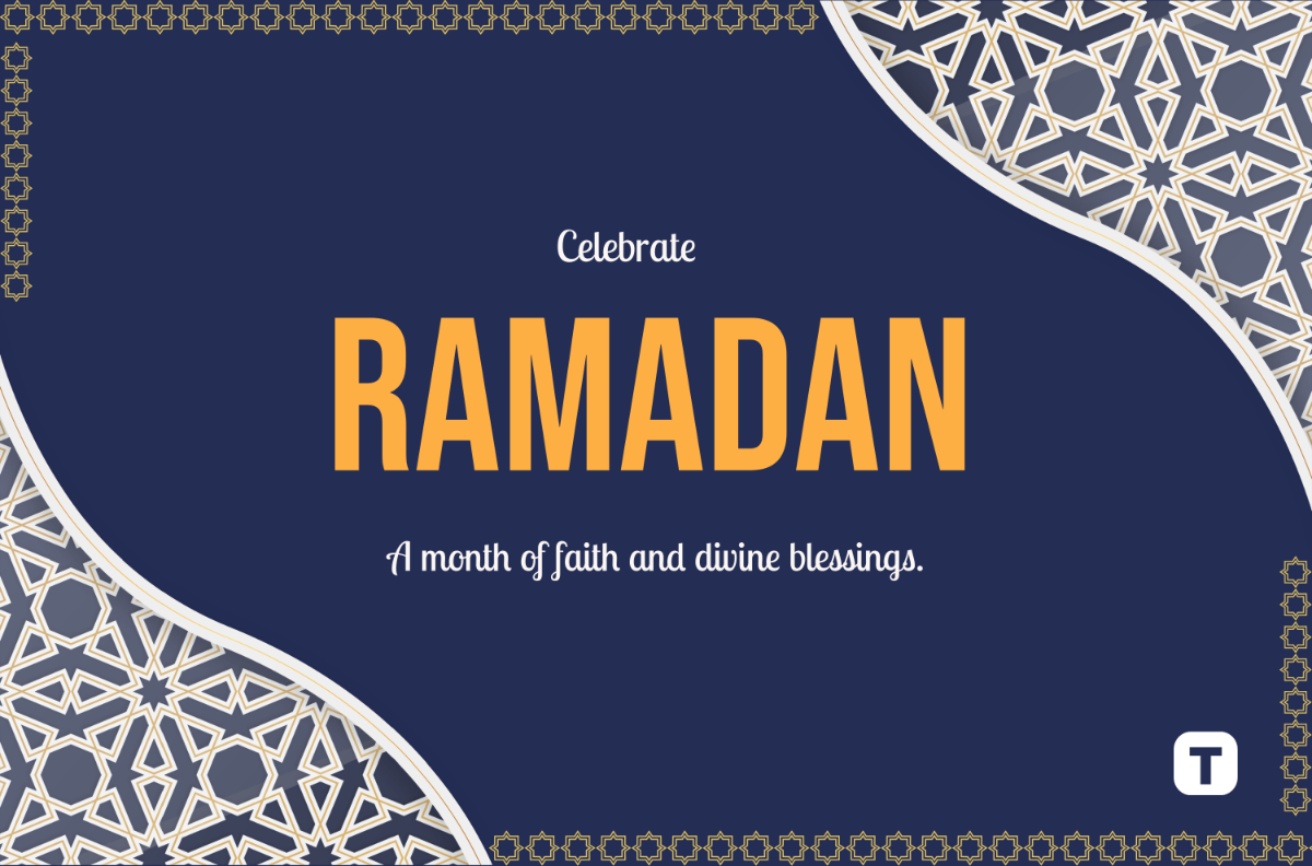 Free Geometric Background Ramadan Banner Template