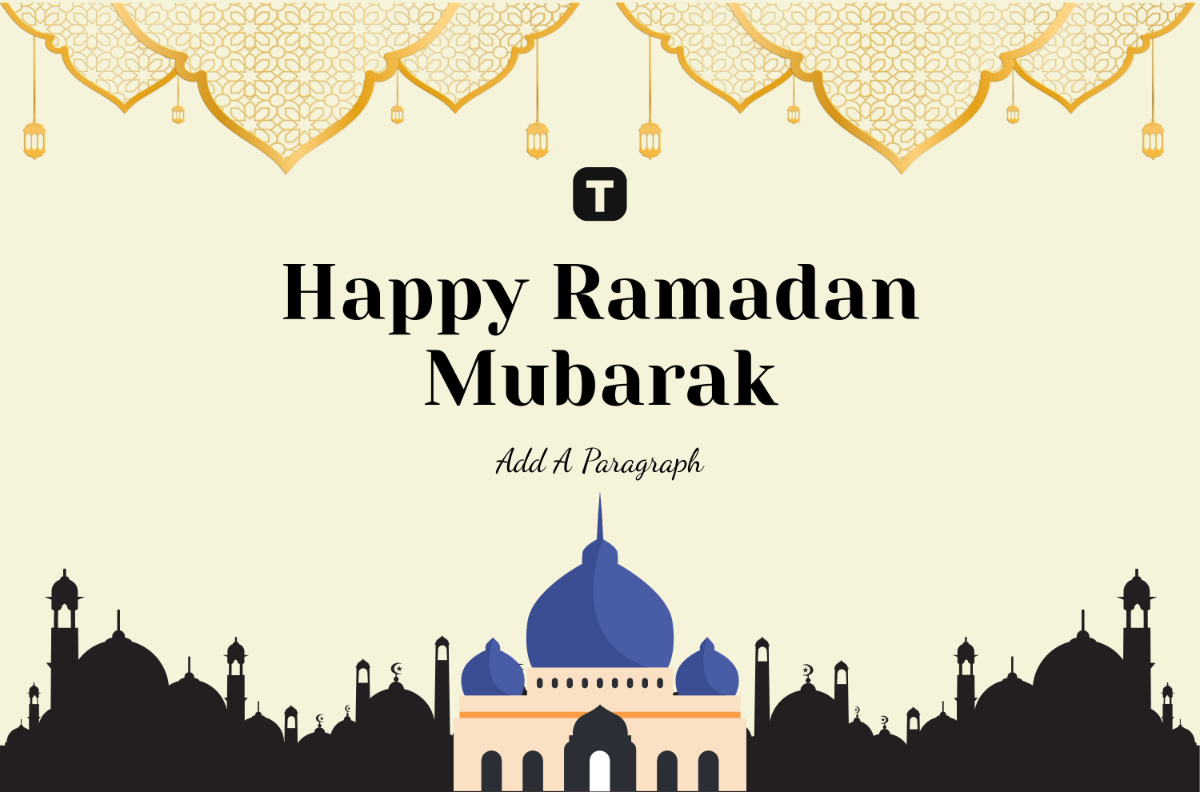 Free Stylish Ramadan Mosque Banner Template