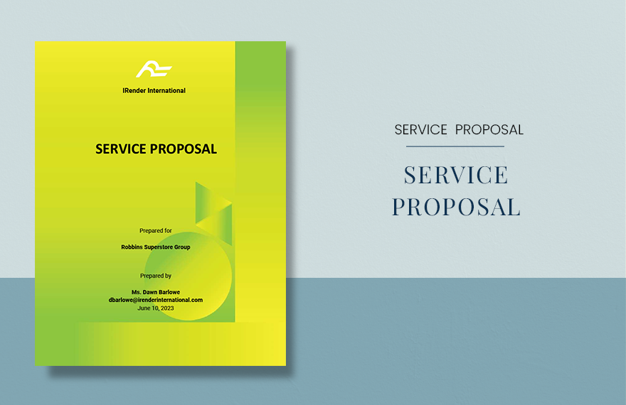 Product or Service Business Proposal Template in Word, Google Docs, PDF, Apple Pages