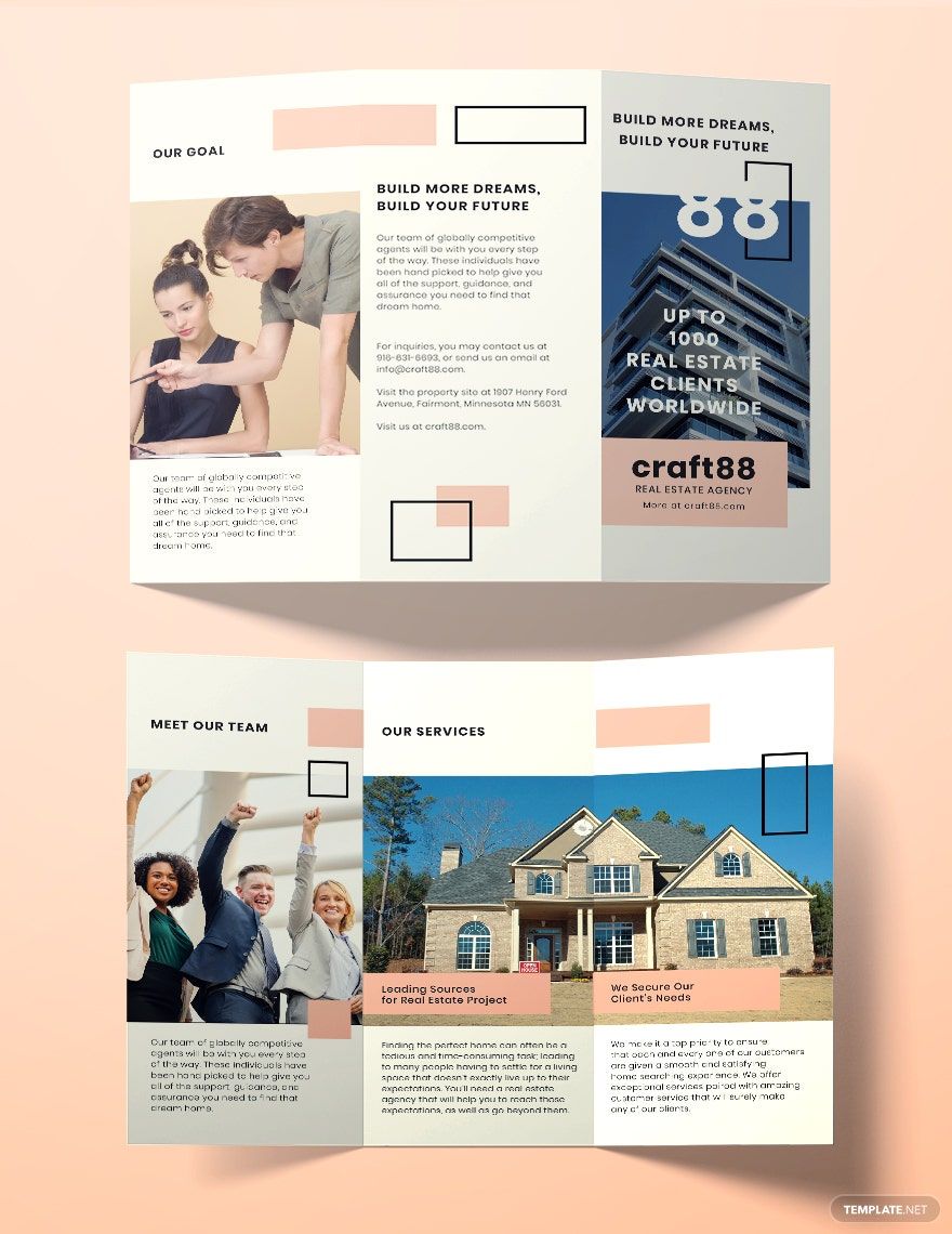 Real Estate Agency Brochure Template