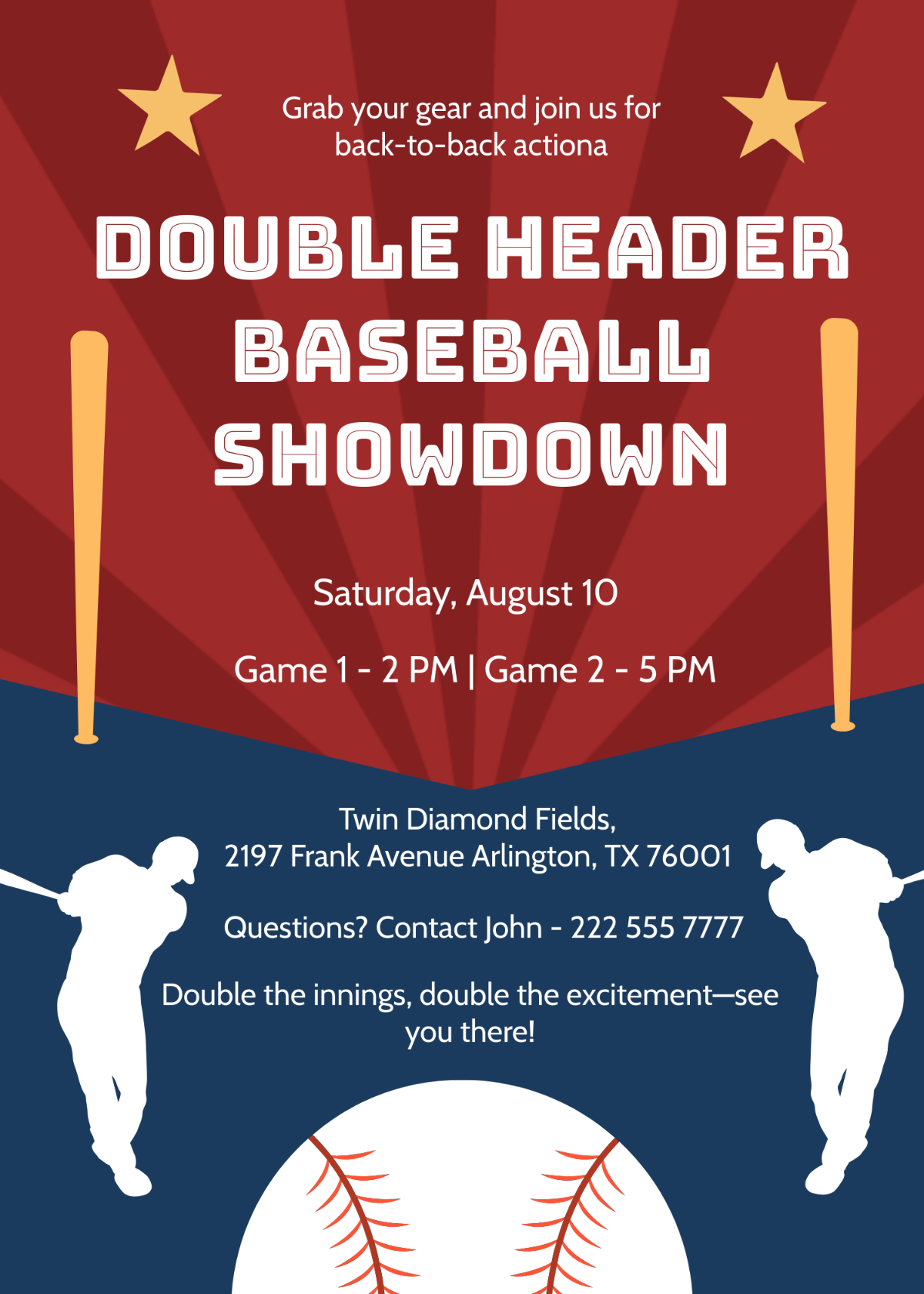 Free Baseball Invitation Templates Editable And Printable Free Baseball Invitation Templates Editable And Printable