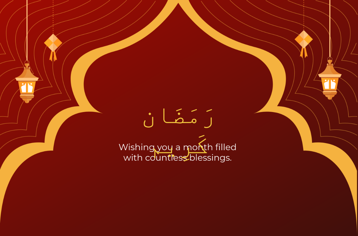 Free Arabic Paisley Ramadan Banner Template