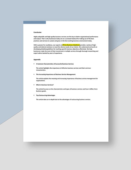 Business Service White Paper Template - Google Docs, Word | Template.net