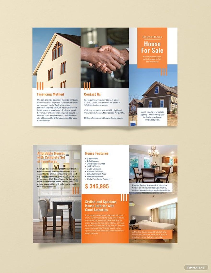 House for Sale Brochure Template