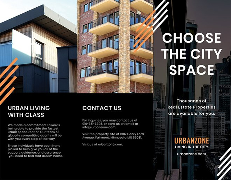Urban Real Estate Brochure Template