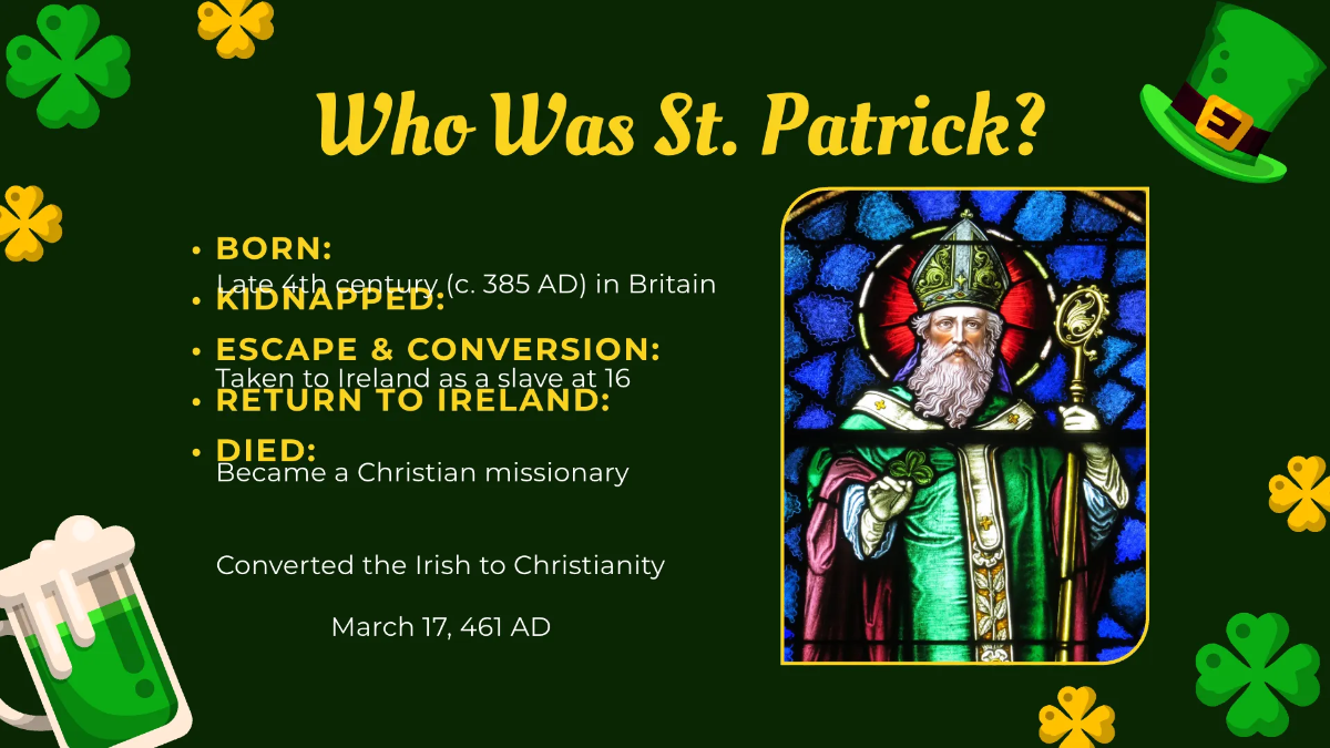 Free St. Patrick's Day Presentation Template to Edit Online