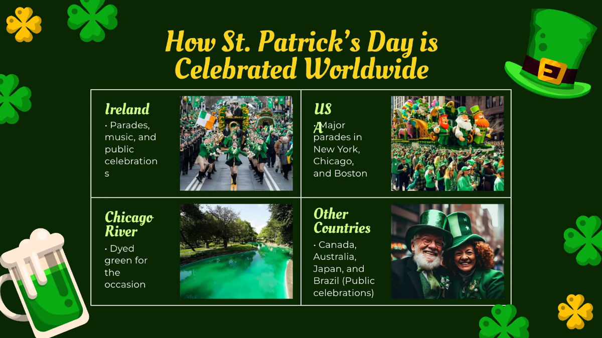 Free St. Patrick's Day Presentation Template to Edit Online