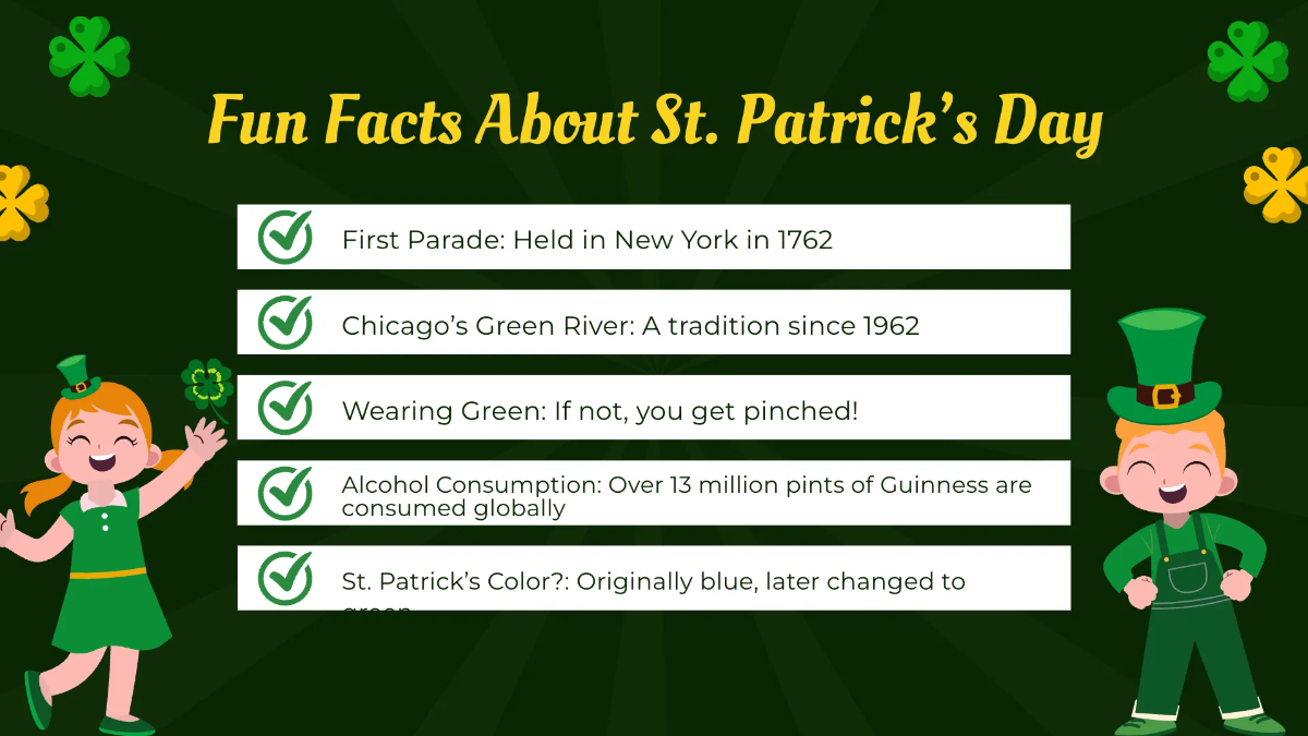 Free St. Patrick's Day Presentation Template to Edit Online