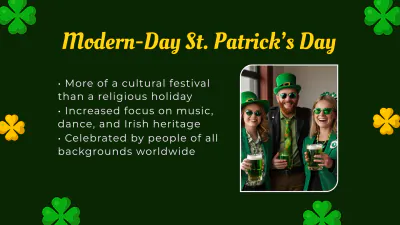 Free St. Patrick's Day Presentation Template - Edit Online & Download Example | Template.net to Edit Online