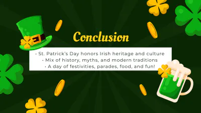 Free St. Patrick's Day Presentation Template - Edit Online & Download Example | Template.net to Edit Online