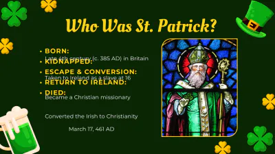 Free St. Patrick's Day Presentation Template - Edit Online & Download Example | Template.net to Edit Online