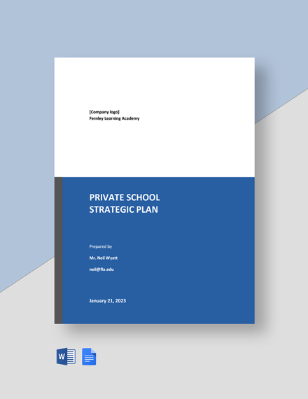 business plan private school