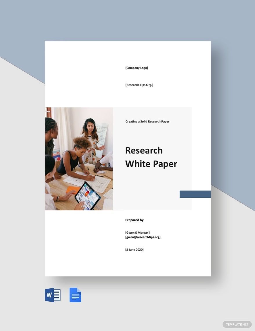 Sample Research White Paper Template
