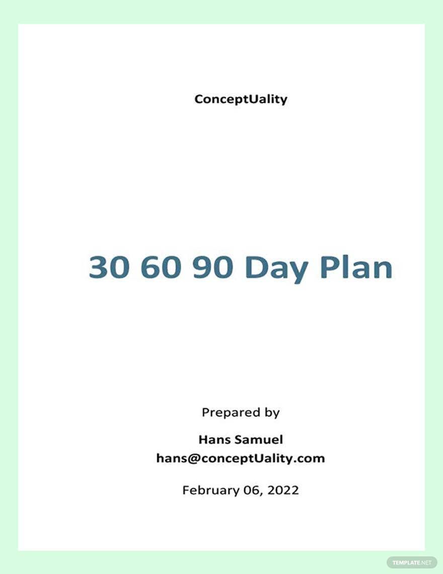    Day Plan Template