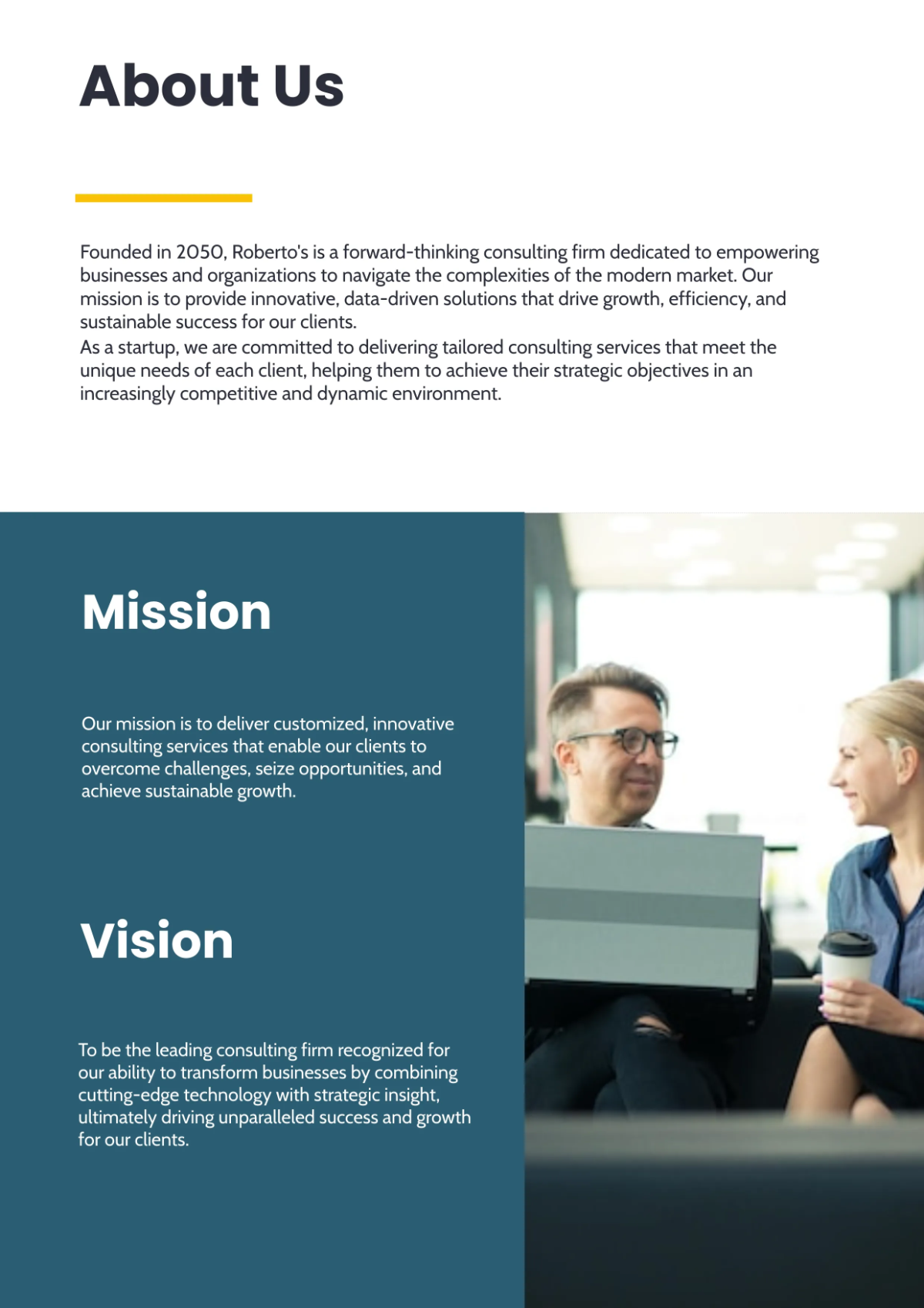 Free Bold Industry Company Profile Template to Edit Online
