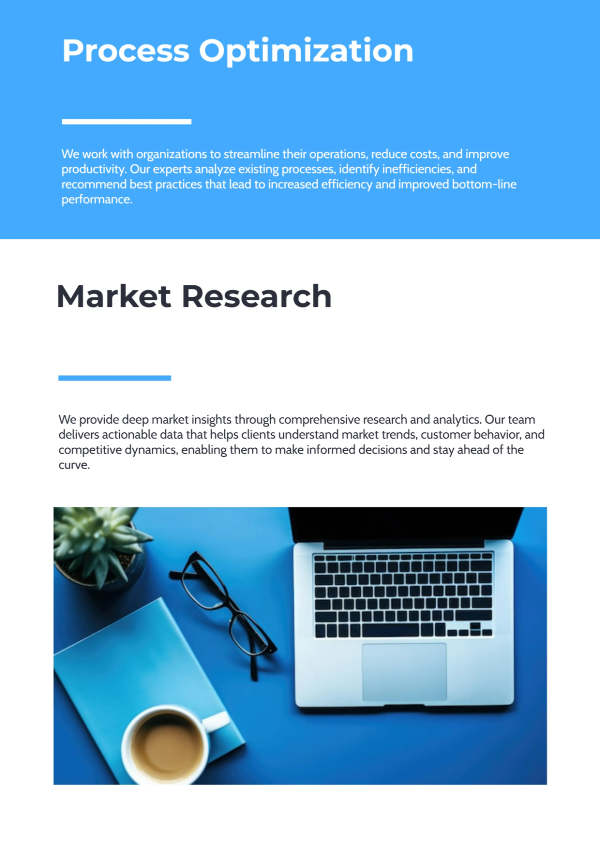 Free Minimalist Corporate Company Profile Template to Edit Online