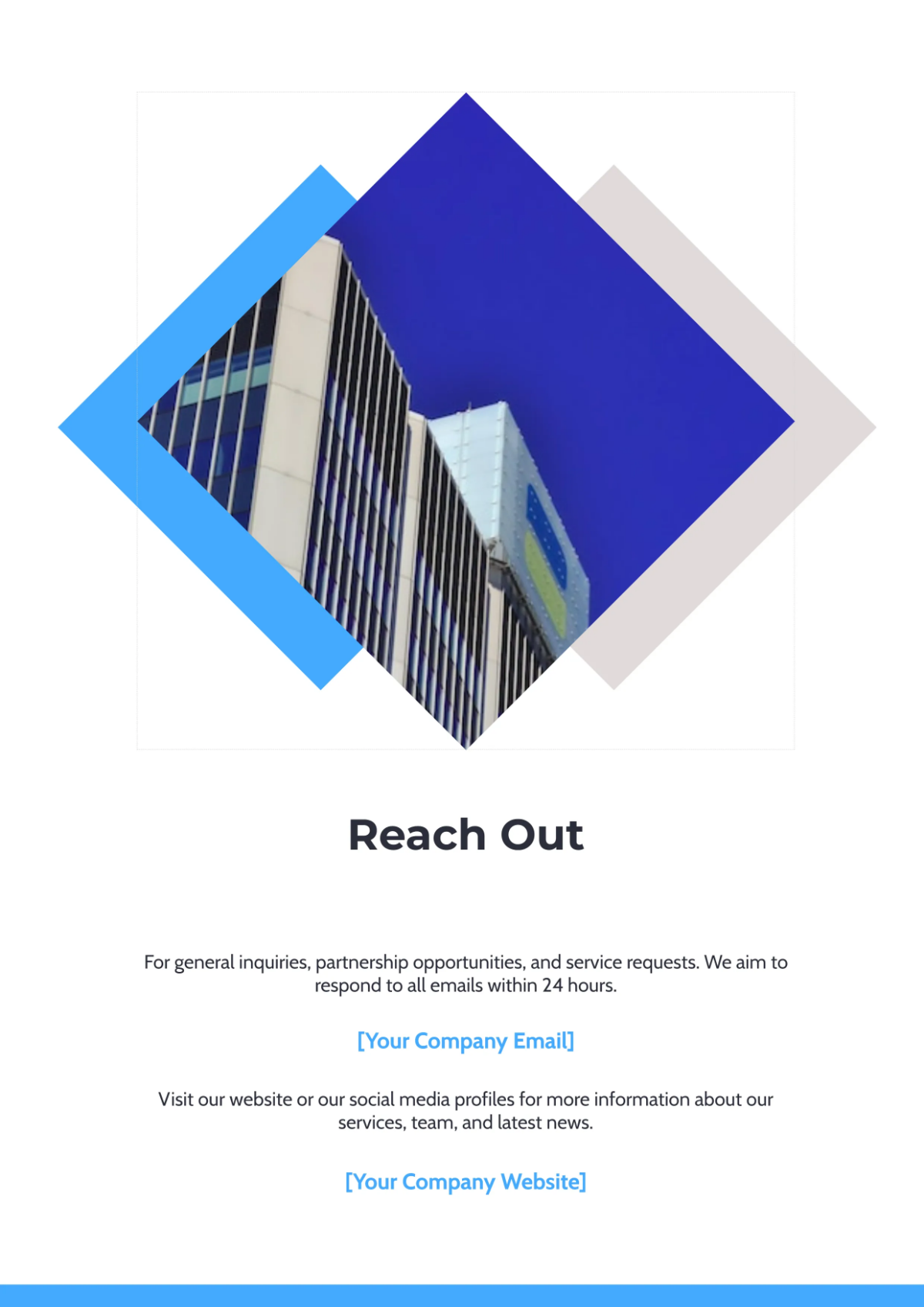 Free Minimalist Corporate Company Profile Template to Edit Online