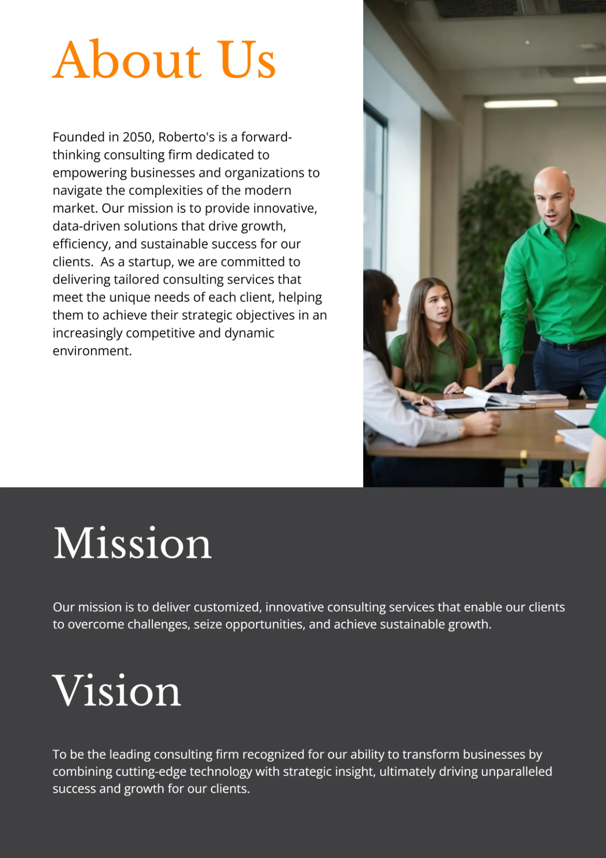 Free Elegant Company Profile Template to Edit Online