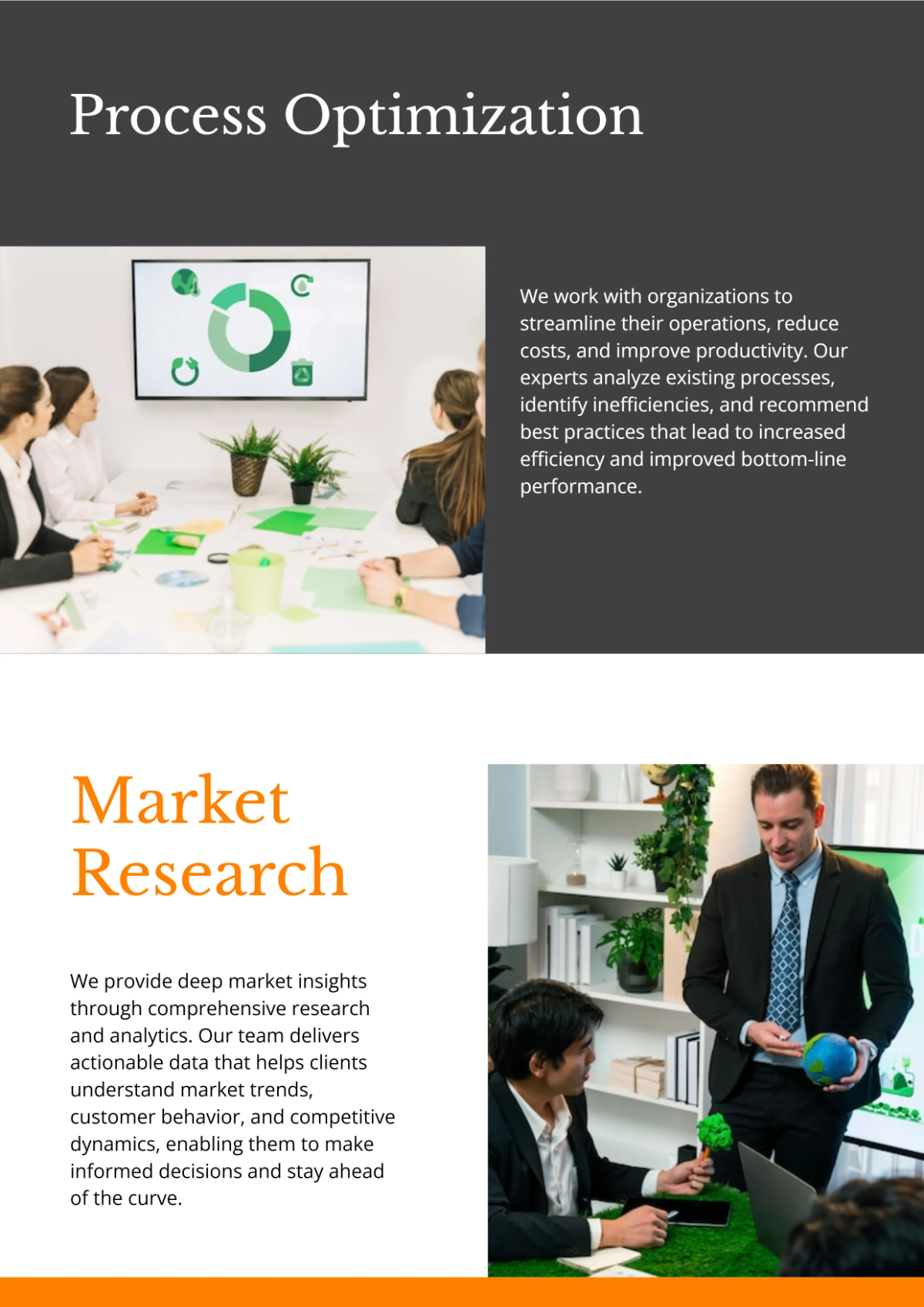 Free Elegant Company Profile Template to Edit Online