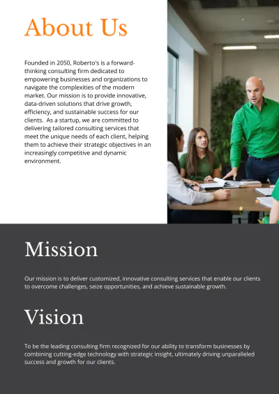 Free Elegant Company Profile Template to Edit Online