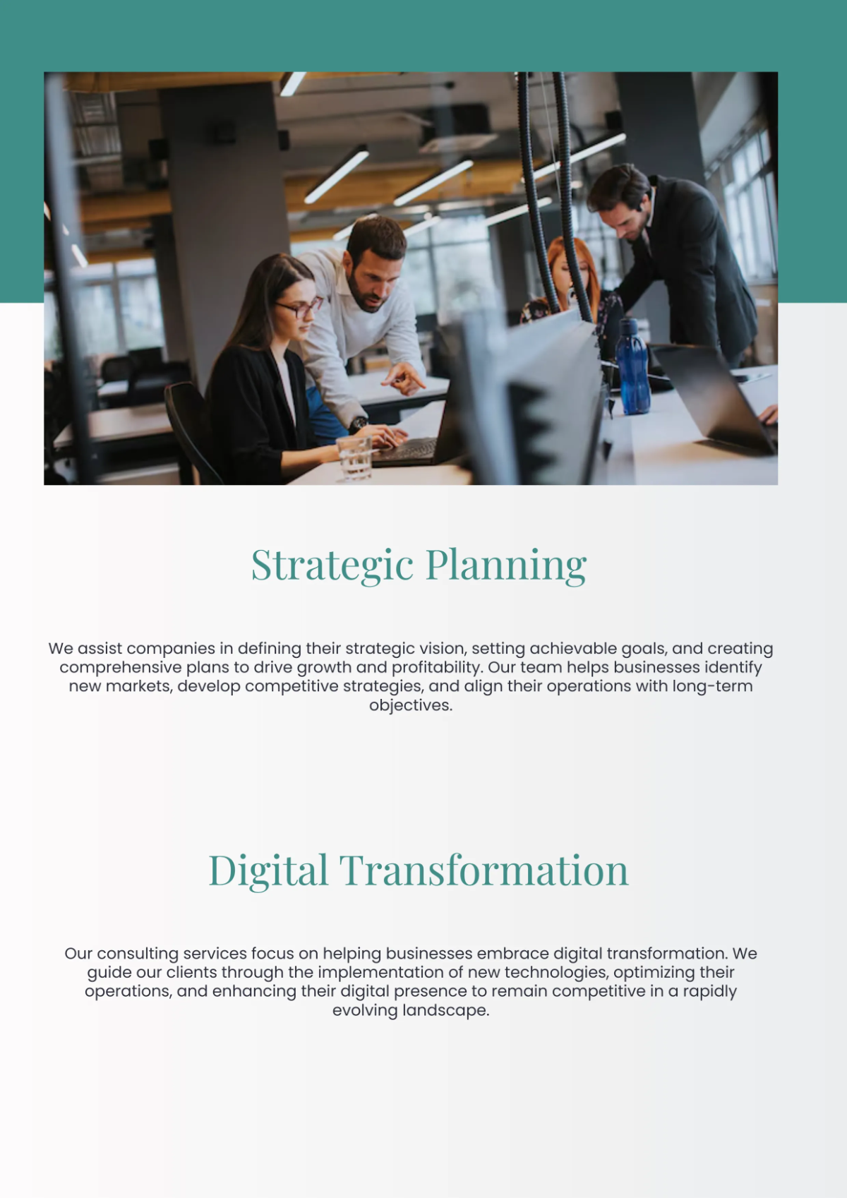 Free Company Profile Template to Edit Online