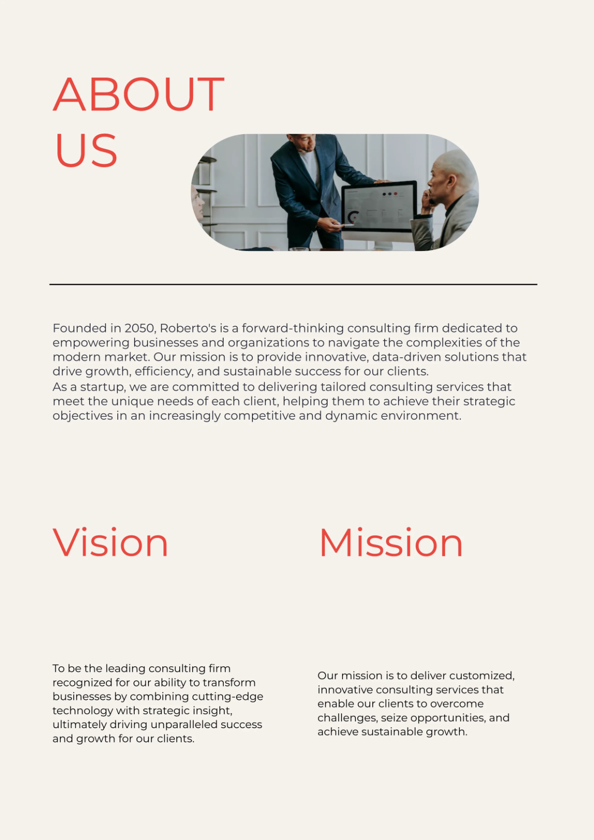 Free Modern University Company Profile Template to Edit Online