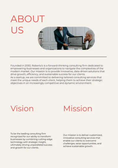 Free Modern University Company Profile Template to Edit Online