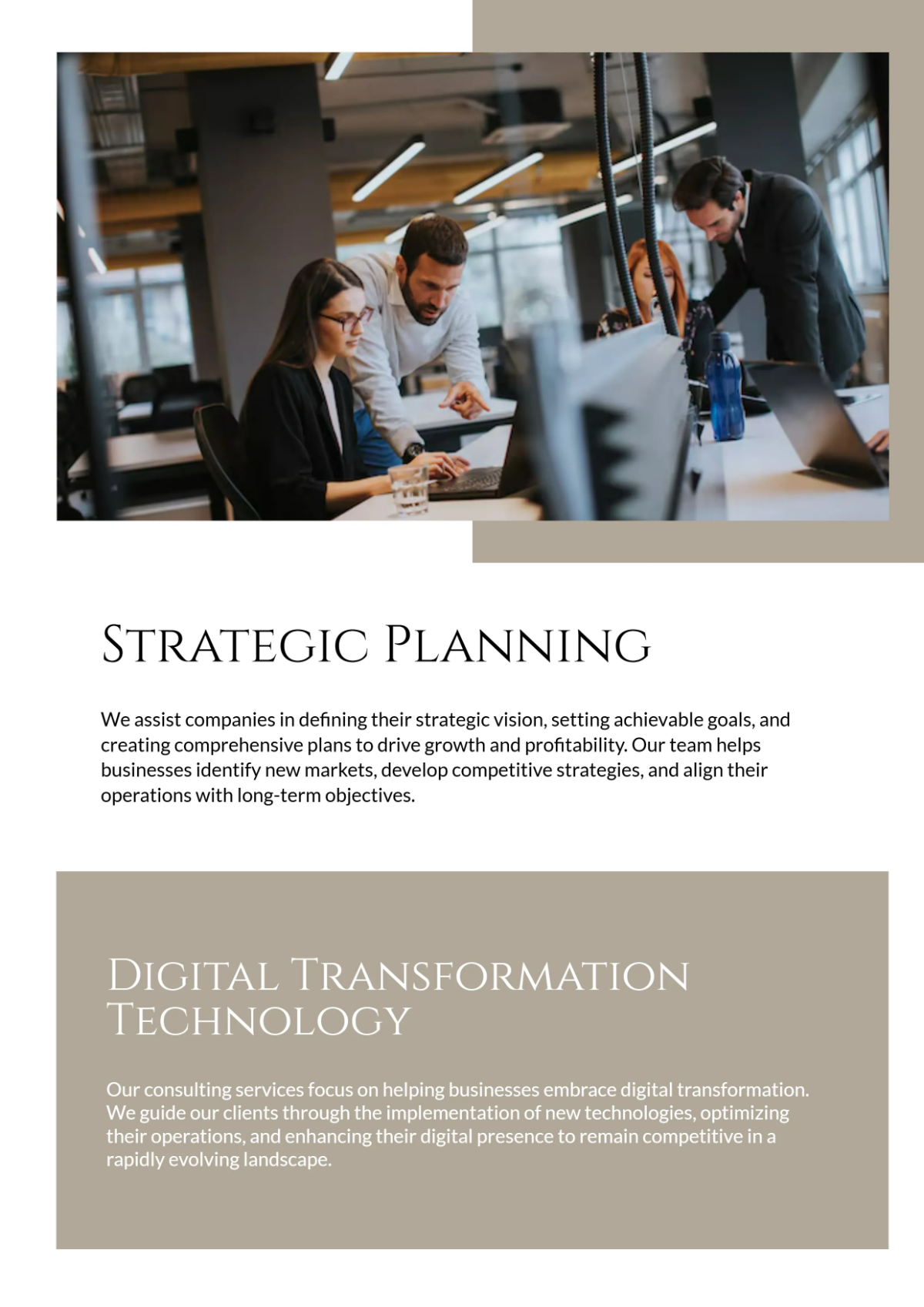 Free Clean Technology Company Profile Template to Edit Online