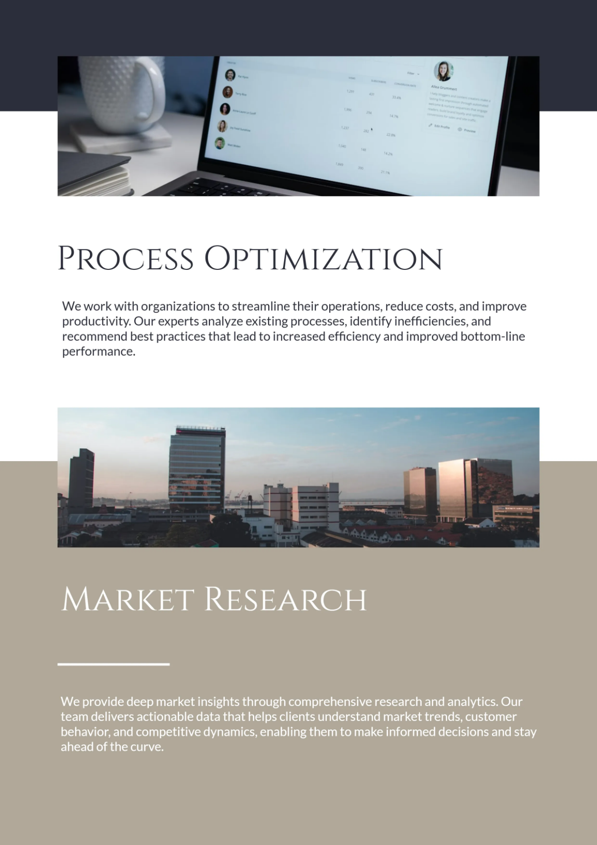 Free Clean Technology Company Profile Template to Edit Online