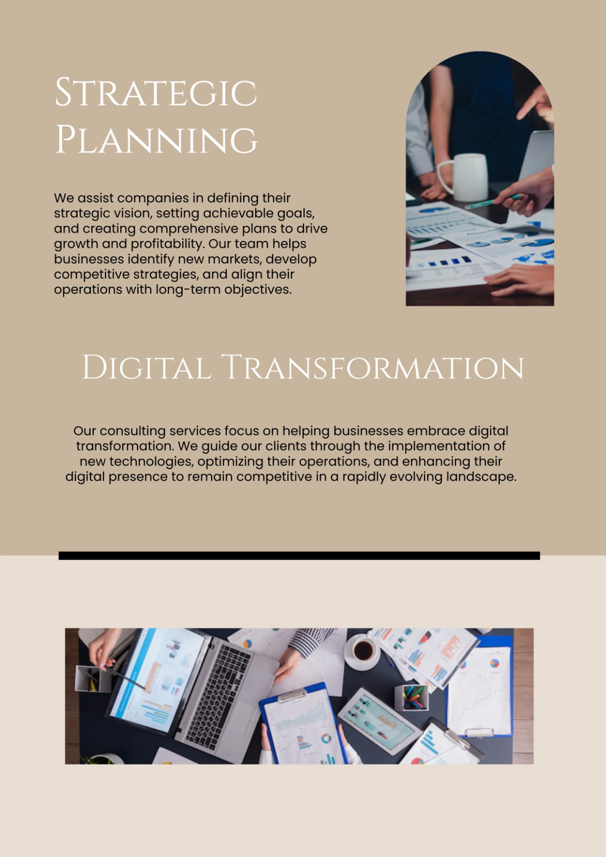 Free Brown Elegant Company Profile Template to Edit Online