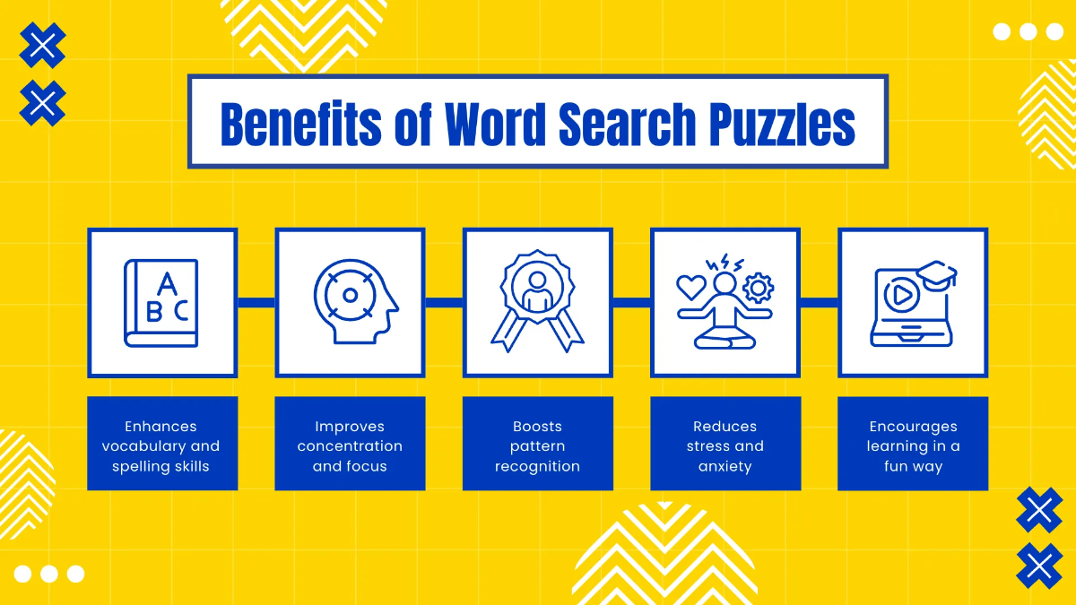 Free Word Search Presentation Template to Edit Online
