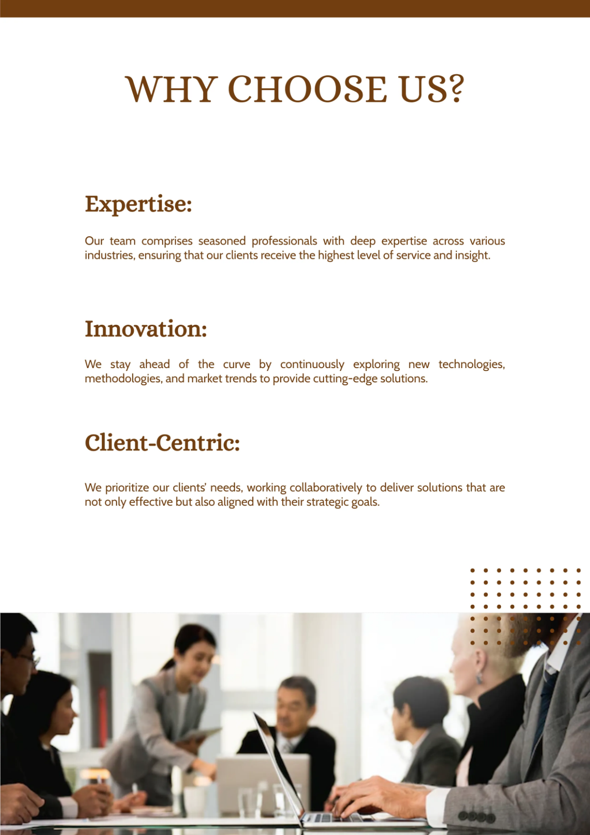 Free Sophisticated Company Profile Template to Edit Online