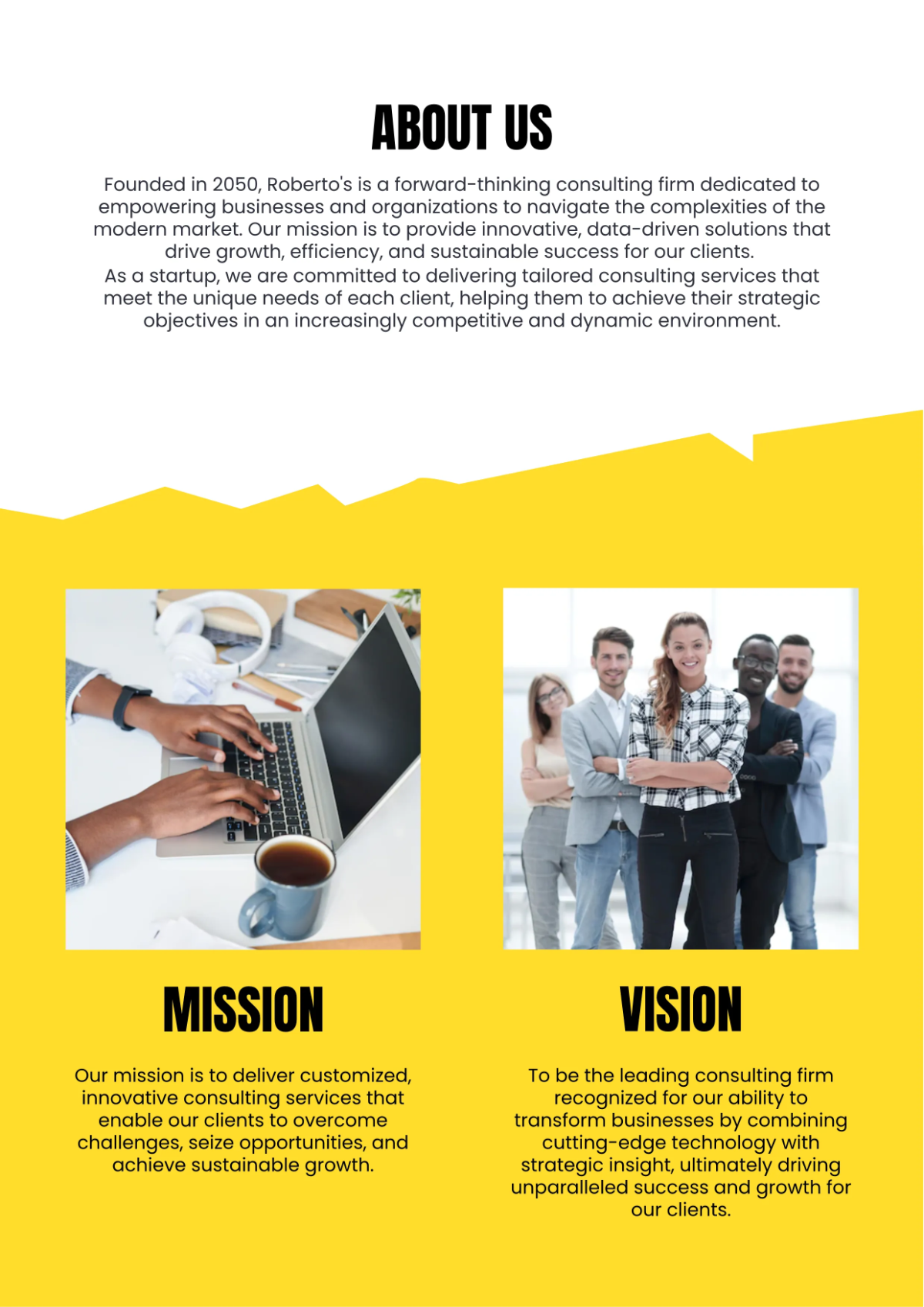 Free Creative Agency Company Profile Template to Edit Online