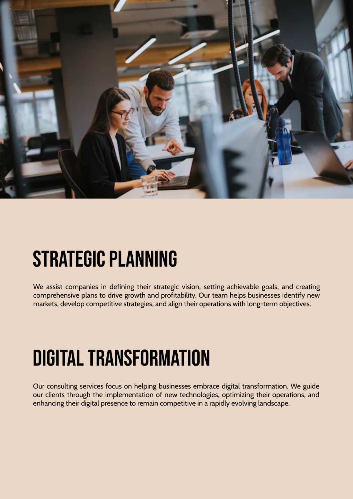 Free Chic Company Profile Template to Edit Online