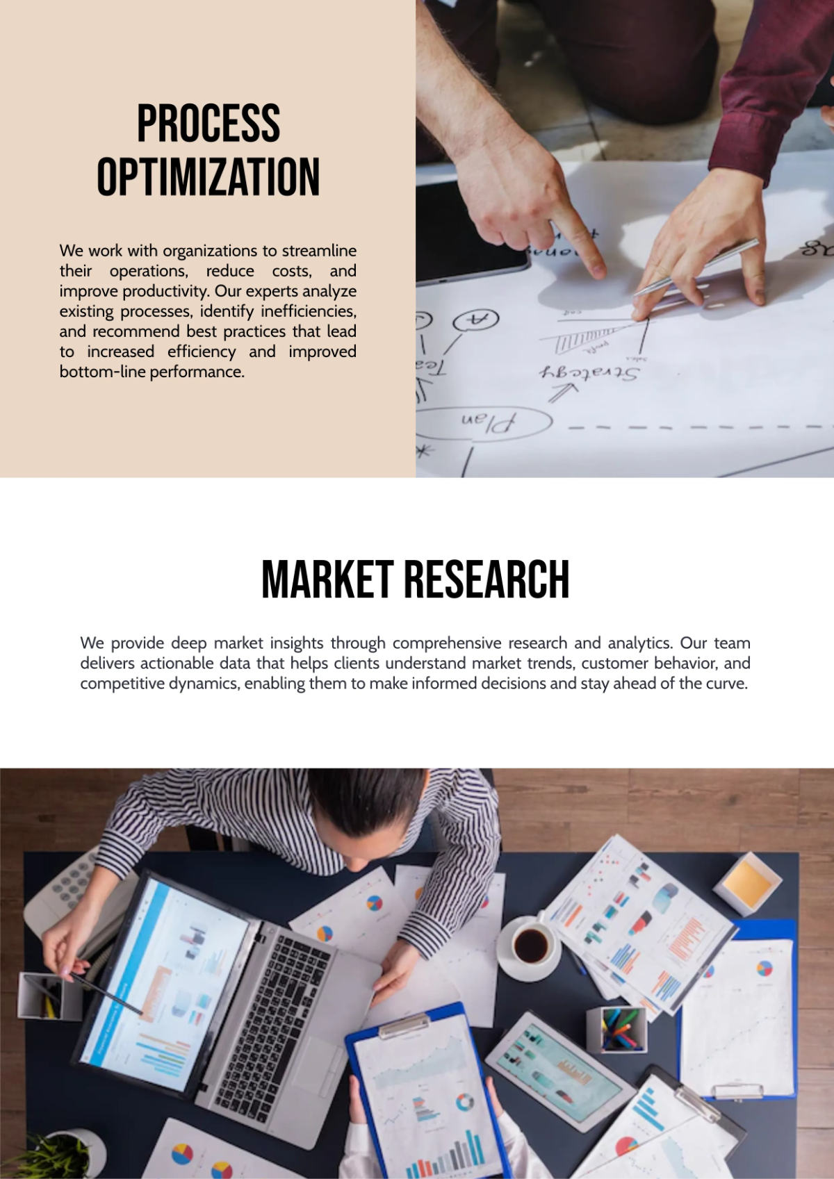 Free Chic Company Profile Template to Edit Online