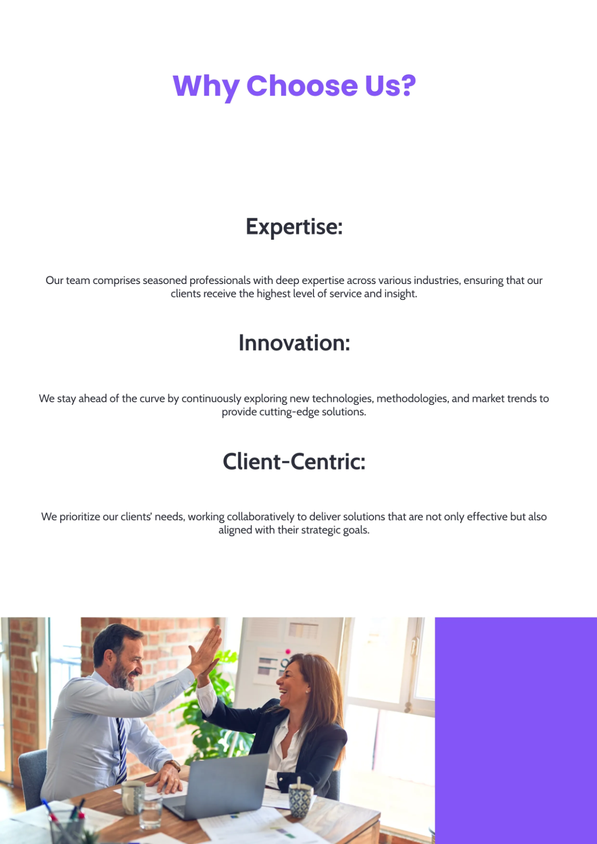 Free Classic Company Profile Template to Edit Online