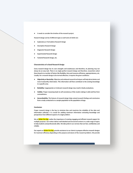 Research Design White Paper Download