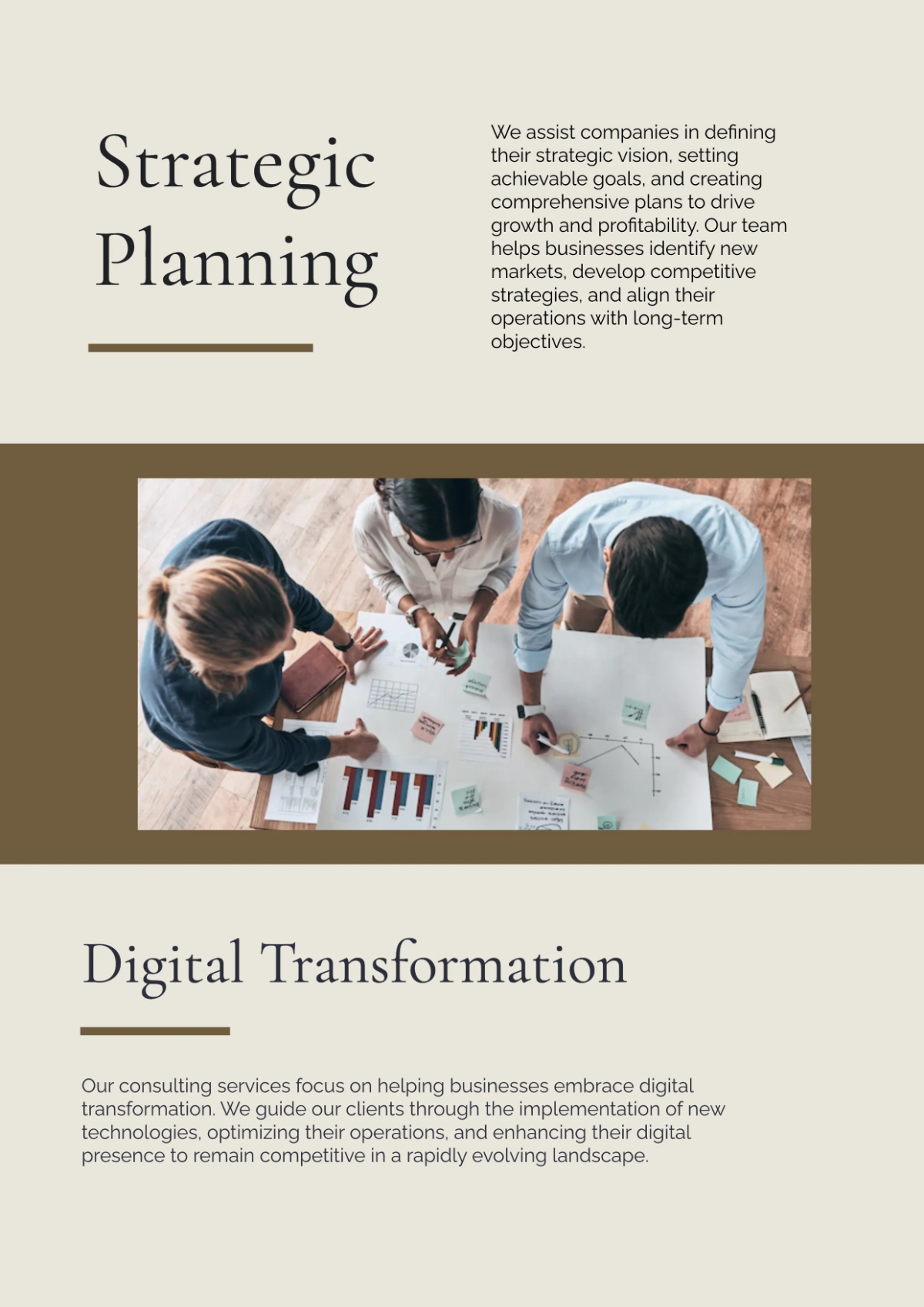 Free Modern Professional Company Profile Template to Edit Online