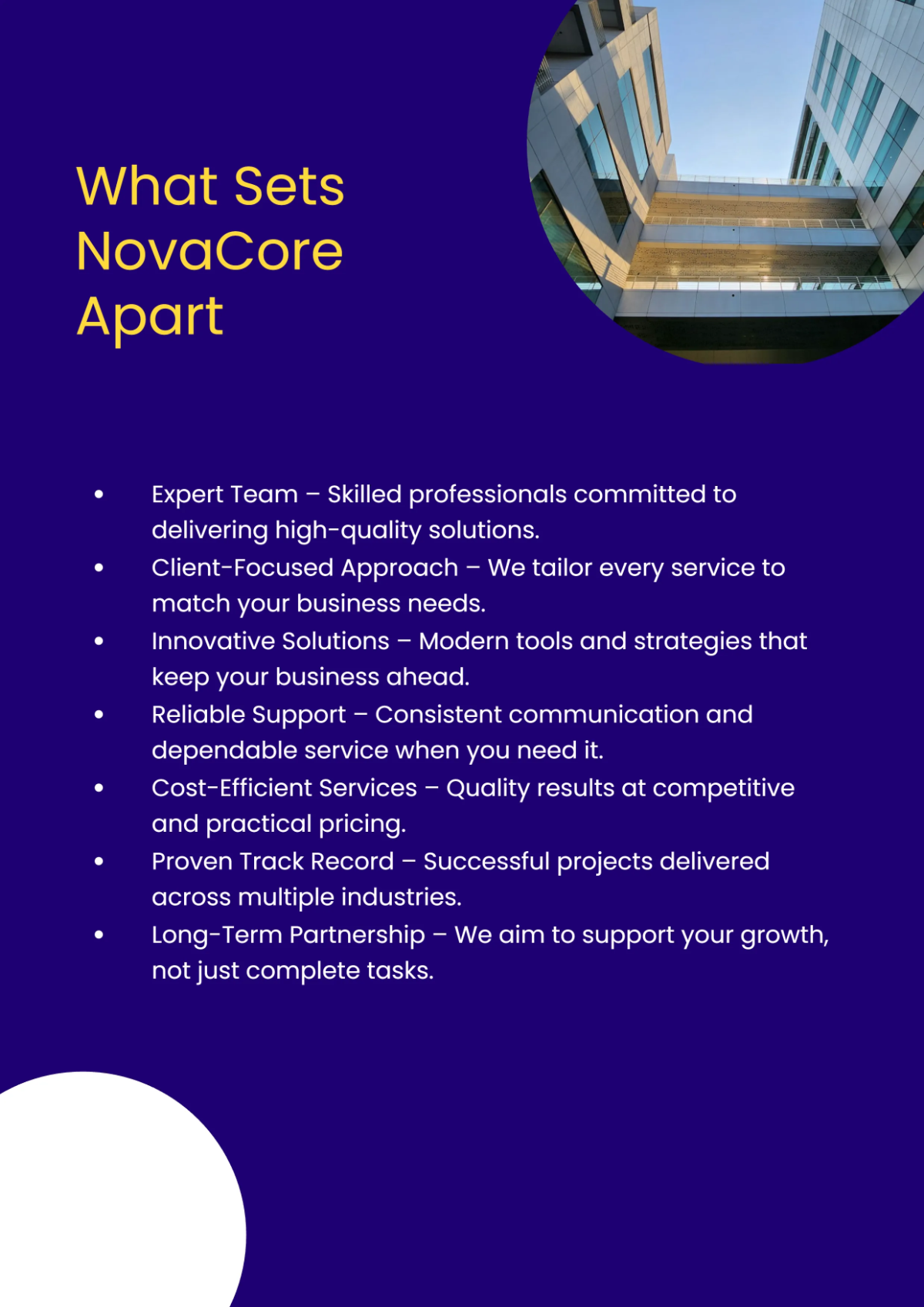 Free Simple Company Profile Template to Edit Online