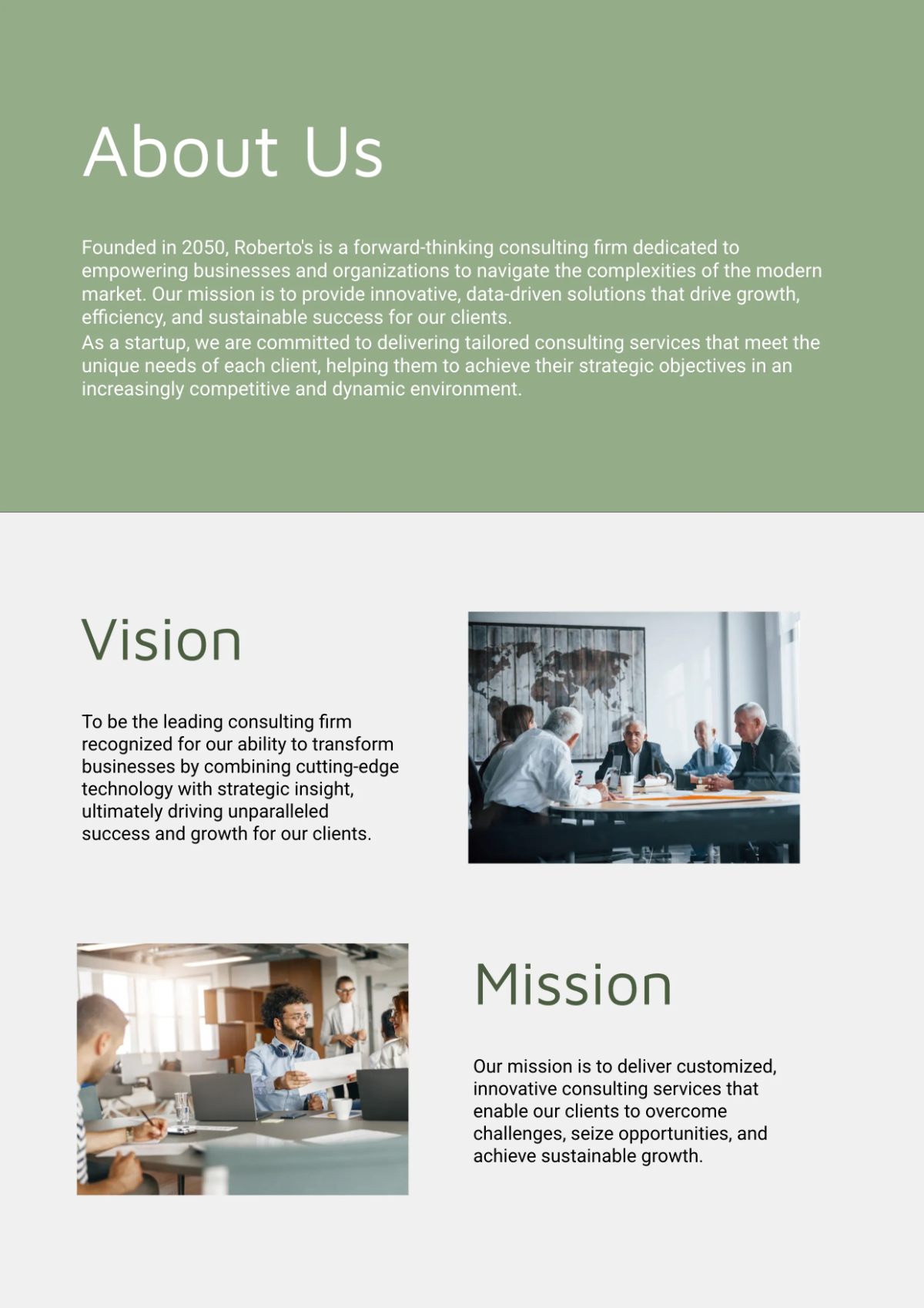 Free Dynamic Company Profile Template to Edit Online