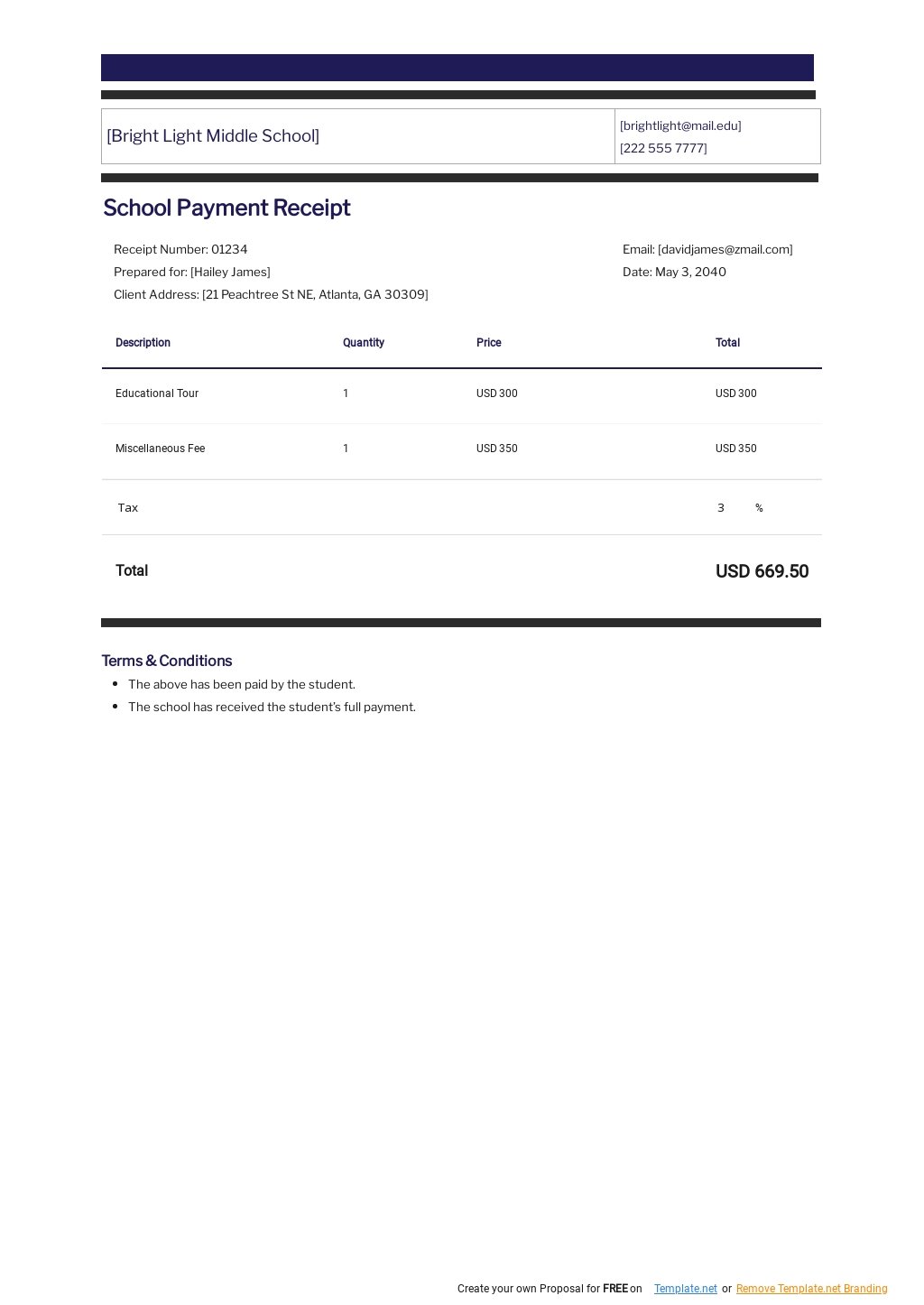 FREE Freelancer Payment Receipt Template In Google Docs Google Sheets Excel Word Template