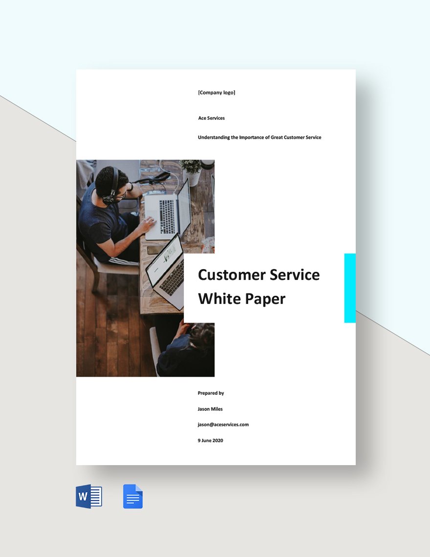 Customer Service White Paper Template