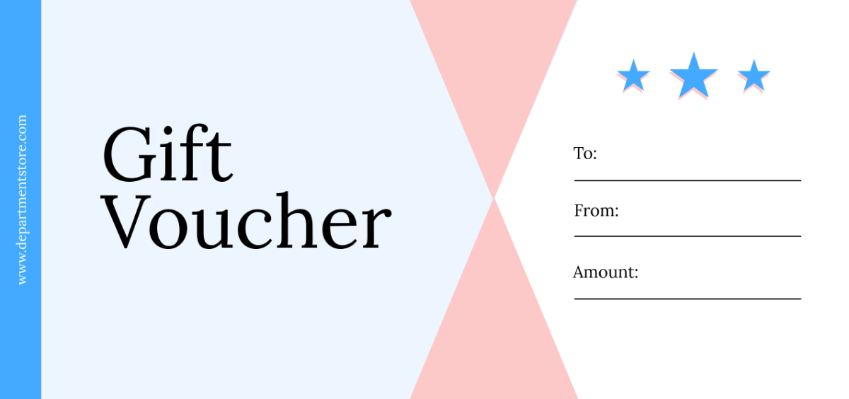 Free Minimalist Gift Voucher Template to Edit Online