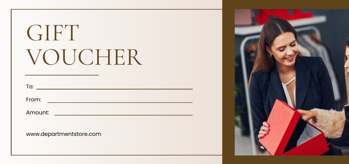 Free Luxury Voucher Template to Edit Online