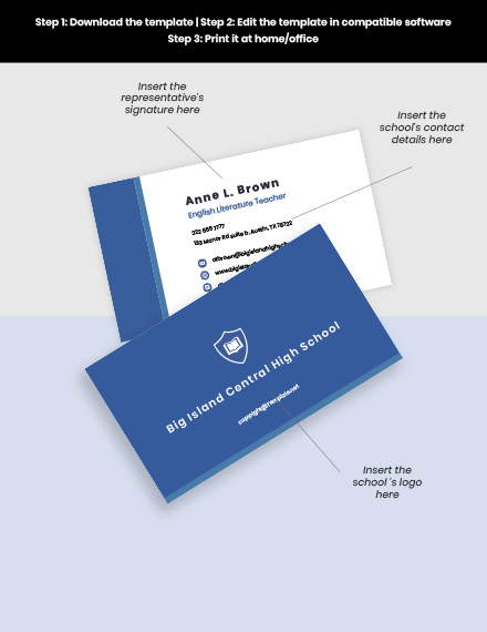 apple business card template