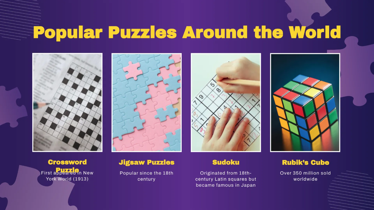Free Puzzle Presentation Template to Edit Online
